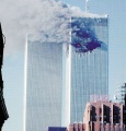 Northtower burning.jpg